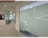 公司店面玻璃門磨砂鏤空貼紙