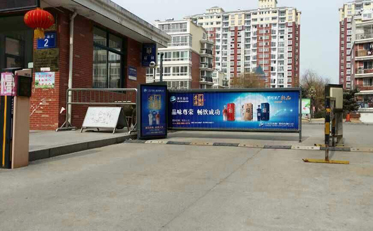 廈門(mén)道閘燈箱廣告