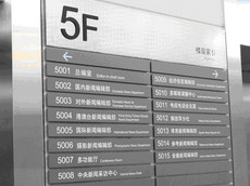 廈門樓層索引標(biāo)識牌