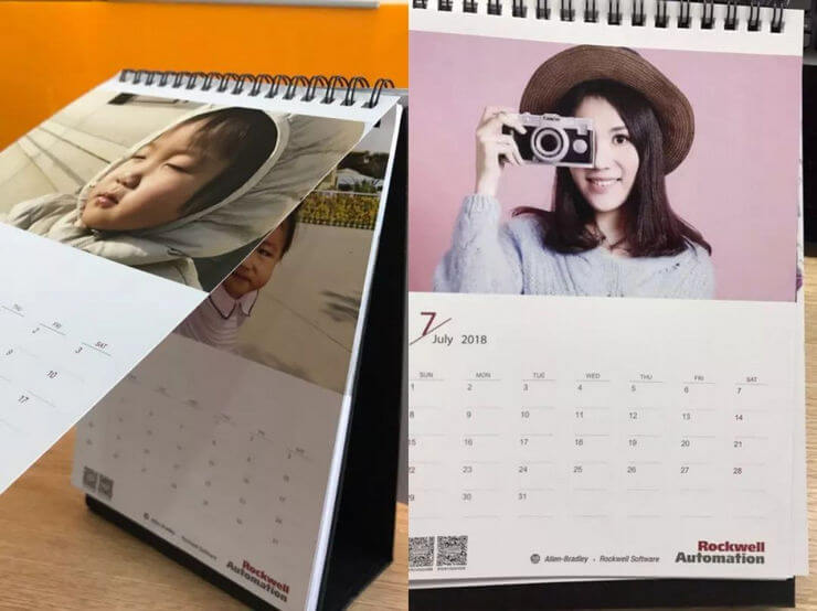 羅克韋爾自動(dòng)化公司臺(tái)歷設(shè)計(jì)圖