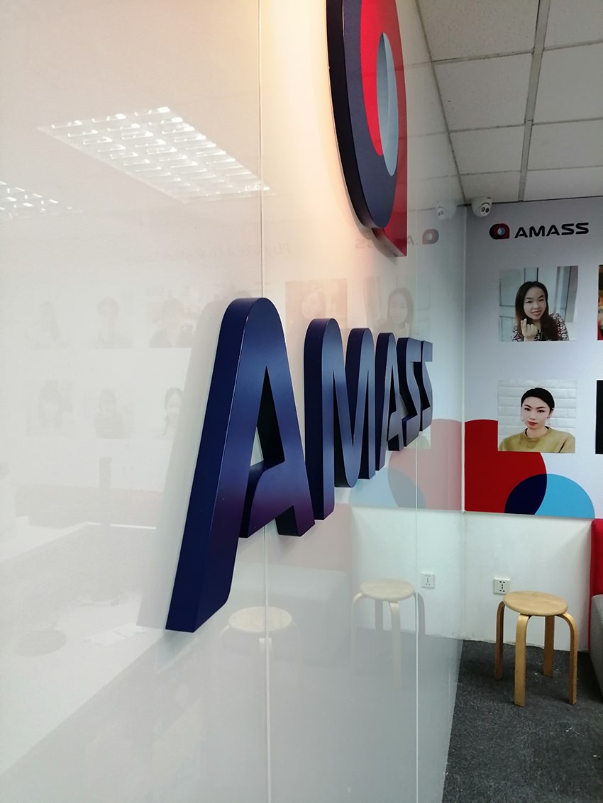 廈門公司前臺(tái)形象墻制作