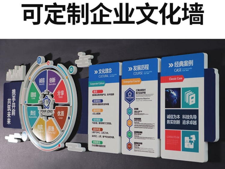 企業(yè)文化墻員工風(fēng)采圖片