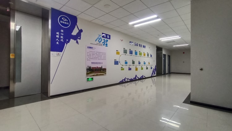 醫(yī)藥公司文化墻_發(fā)展歷程文化墻
