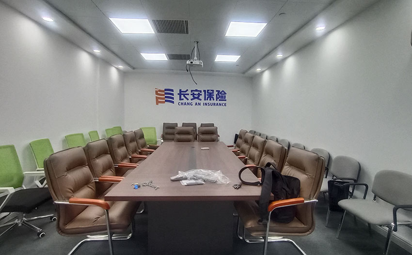 廈門長(zhǎng)安保險(xiǎn)公司水晶字形象墻