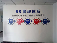 車間5s管理標(biāo)語文化墻